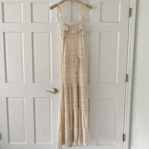 ba&sh Cal Crochet Maxi Dress
